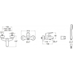 Roca Alfa G2: 面盆、浴缸龍頭及圓形花灑套裝